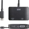 AD-ALCMST2HV 変換アダプタ USB TypeC-HDMI/VGA サンワサプライ 82734736