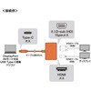 AD-ALCMST2HV 変換アダプタ USB TypeC-HDMI/VGA サンワサプライ 82734736