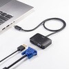 AD-ALCMST2HV 変換アダプタ USB TypeC-HDMI/VGA サンワサプライ 82734736