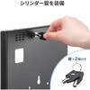 CR-LATAB36BK セキュリティケース VESA取付け用 iPad・Galaxy用 サンワサプライ 82734779