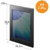 CR-LATAB36BK セキュリティケース VESA取付け用 iPad・Galaxy用 サンワサプライ 82734779