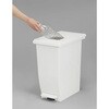 - ユニード+パッキン付きプッシュ&ペダル 45L オフホワイト TONBO(トンボ/新輝合成)[プラスチック家庭用品] 82740826