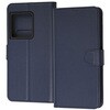 Xperia 1 VIII / 手帳型レザーケース シンプル マグネット / ダークネイビー レイ・アウト