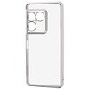 Xperia 1 VIII / ソフトケース 精密設計 フレームメッキ / シルバー レイ・アウト