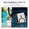 LP-NS06L-DBL 多機能ネックストラップ 「PALLET」 ロングタイプ(ロゴなし) ディープブルー 長さ調整可能 ワンタッチ脱着 安全機構 LEPLUS 82761370
