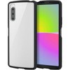 Xperia 10 IV ( SO-52C / SOG07 ) ケース カバー ハイブリッド TPU ブラック エレコム