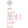 PG-1 K-12 ワッシャー入ゴム脚K型 ジョー・プリンス竹下 82764136