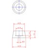 PG-1 K-29 ワッシャー入ゴム脚K型 ジョー・プリンス竹下 82764206