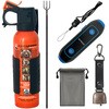 10003618BLBK フックポール + UDAP 熊撃退スプレー SOG + 電子ホイッスル + 熊鈴 EVERSAFE 82768650
