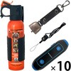 10003566BLBK UDAP 熊撃退スプレー SOG + 電子ホイッスル + 熊鈴 EVERSAFE 82768677