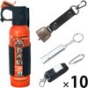 10003570SLBK UDAP 熊撃退スプレー SOG + アルミホイッスル + 熊鈴 EVERSAFE 82768729