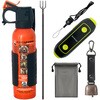 10003618YLBK フックポール + UDAP 熊撃退スプレー SOG + 電子ホイッスル + 熊鈴 EVERSAFE 82768765