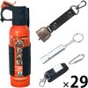 10003571SLBK UDAP 熊撃退スプレー SOG + アルミホイッスル + 熊鈴 EVERSAFE 82768781