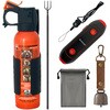 10003618RDBR フックポール + UDAP 熊撃退スプレー SOG + 電子ホイッスル + 熊鈴 EVERSAFE 82768817