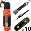 10003566YLBK UDAP 熊撃退スプレー SOG + 電子ホイッスル + 熊鈴 EVERSAFE 82768869