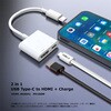 VV-UCHDPD-010 コンパクトUSB Type C to HDMI 変換アダプター 給電ポート付 Vodaview 82769280