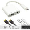 VV-UCHDPD-HDPD010 コンパクトUSB Type C to HDMI 変換アダプター 給電ポート付 Vodaview 82769289