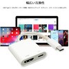 VV-UCHDPD-HDPD010 コンパクトUSB Type C to HDMI 変換アダプター 給電ポート付 Vodaview 82769289