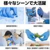 10001407LL ニトリル検査検診用グローブ 一般医療機器・食品衛生法適合 100枚入 (粉なし) RAMEDICO 82772247