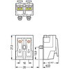 294-5002 差込端子台スナップイン取付型 ワゴジャパン 82780647