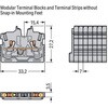 2250-321 2線MINI中継・分岐端子台 ワゴジャパン 82780909