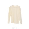 M(346616) メンズ長袖プルオーバーTシャツ フットマークナチュラル 82782510