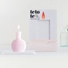 teto-002 tetote「THANK YOU」(イエロー)アロマキャンドル付きメッセージカード ユズの香り GRASSE TOKYO(グラーストウキョウ) 82783605