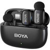 小型ワイヤレスマイク/AIノイズキャンセリング/USB-C対応/ブラック/2年保証 BOYA