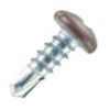 ダンバ(ドリルネジ) ナベ頭カラー 3.5X10mm(頭部着色、袋入) 若井産業