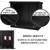 DSSB-0129K(SB) スチール収納庫 物置 幅122 奥行49 高さ93 YAMAZEN(山善) 82815315