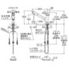 TKY01303JA 台付シングル混合水栓(エコシングル、浄水カートリッジ内蔵、ハンドシャワー) TOTO 82820967