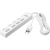 2ピン式電源タップ 集中&個別スイッチ/4個口/3.0m ホワイト BUFFALO(バッファロー)