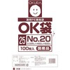 OK (25)20 ポリエチレン製規格袋 OK袋 25μm オークラ 82829559