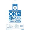 OK (20)15 ポリエチレン製規格袋 OK袋 20μm オークラ 82829979