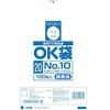 OK (20)10 ポリエチレン製規格袋 OK袋 20μm オークラ 82830031