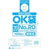 OK (20)20 ポリエチレン製規格袋 OK袋 20μm オークラ 82830557