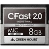 CFast2.0 SATA6.0Gb/s MLC 0～70℃ 8GB グリーンハウス