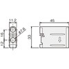 FC-8100-K 314396 SDシステム重量用ソフトクローズ上部吊り車 アトムリビンテック 82936790