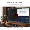 JN-V50U2-M 液晶ディスプレイ 50型/3840×2160/HDMI×3/ブラック/スピーカー有/2年保証 JAPANNEXT 82953161