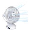 AHF-SST1Z WH 準個体安心卓上クリップファン2000mA WH エアージェイ 82953416