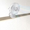 AHF-SST1Z WH 準個体安心卓上クリップファン2000mA WH エアージェイ 82953416