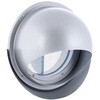 外壁用アルミ製換気口 セルフード(ワイド水切り付) 同芯金網型10メッシュ 防火ダンパー付 西邦工業