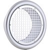 外壁用アルミ製換気口 フラットグリル 大口径 角パンチング型8□×PITCH10 西邦工業