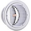 SED125C 外壁用アルミ製換気口 フラットグリル 角パンチング型8□×PITCH10 防火ダンパー付 西邦工業 82956460