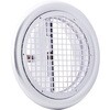 SED100 外壁用アルミ製換気口 フラットグリル 角パンチング型8□×PITCH10 防火ダンパー付 西邦工業 82956338