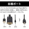 ZM-222 VGA to HDMI 変換アダプタ 音声データ伝送タイプ 1.8m ZATTA 82957361