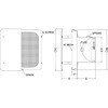KNBD75C 外壁用アルミ製換気口 フラットカバー付換気口 角金網型10メッシュ 防火ダンパー付 西邦工業 82959077