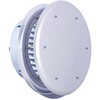 外壁用アルミ製換気口 フラットカバー付換気口 ガラリ型 水切り付 防火ダンパー付 西邦工業