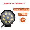 RXC03-02 丸型LED荷台作業灯(DC用) SUNWORLD 83042237