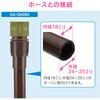 GA-QA079 大きい蛇口用ネジ口金 呼20 散水ホース ワンタッチ 接続 大流量 ニップル 継手 ジョイント G3/4 GAONA(ガオナ) 83060175